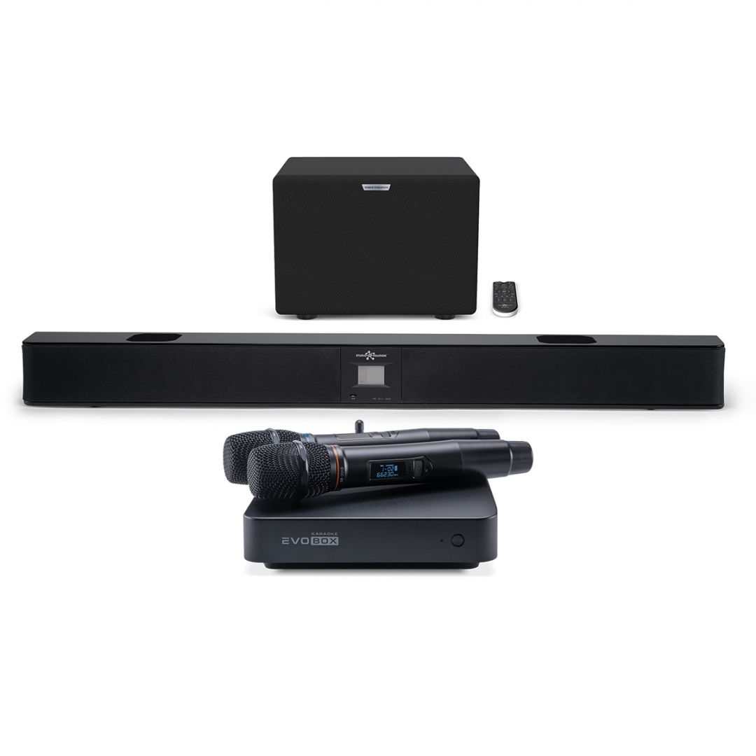 караоке-комплект EVOBOX Plus + EvoSound Bar (саундбар с караоке) в Черноголовке
