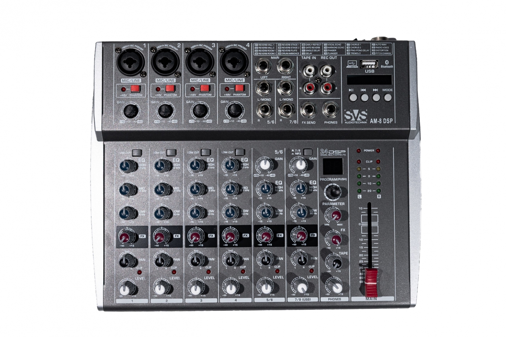 SVS Audiotechnik mixers AM-8 DSP Микшерный пульт аналоговый, 8-канальный в Черноголовке